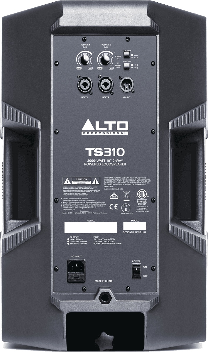 Alto Truesonic Ts310 - Active full-range speaker - Variation 1