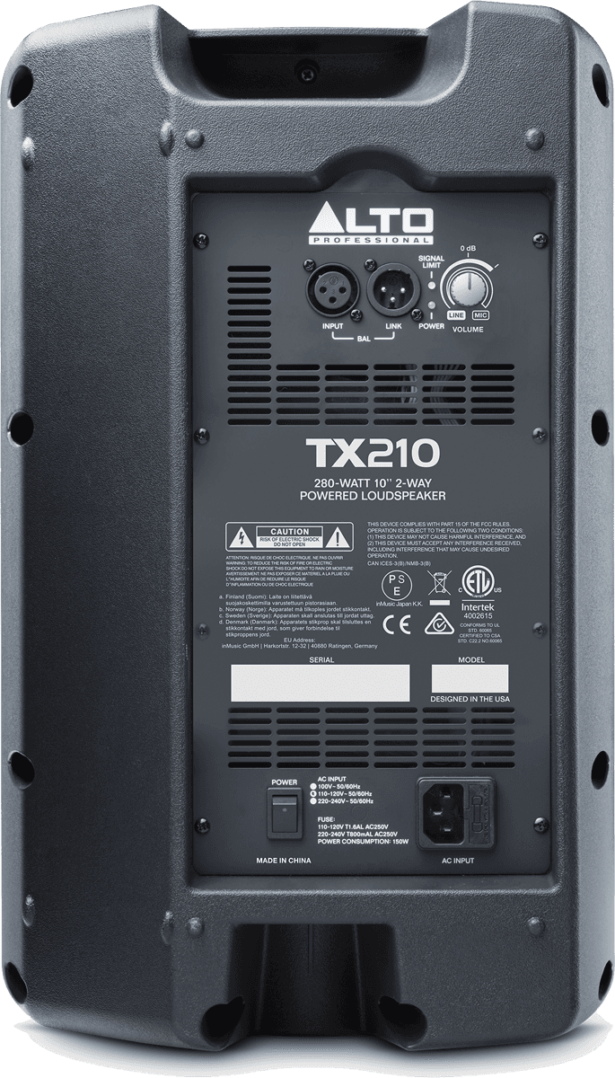 Alto Tx210 - Active full-range speaker - Variation 2