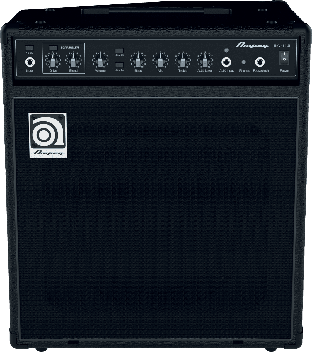 Ampeg Ba-112 V2 2014 75w 1x12 Black - Bass combo amp - Variation 1
