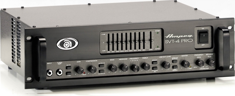 Ampeg Svt-4pro 1200w 4 Ohms Black - Pro Series - Bass amp head - Main picture