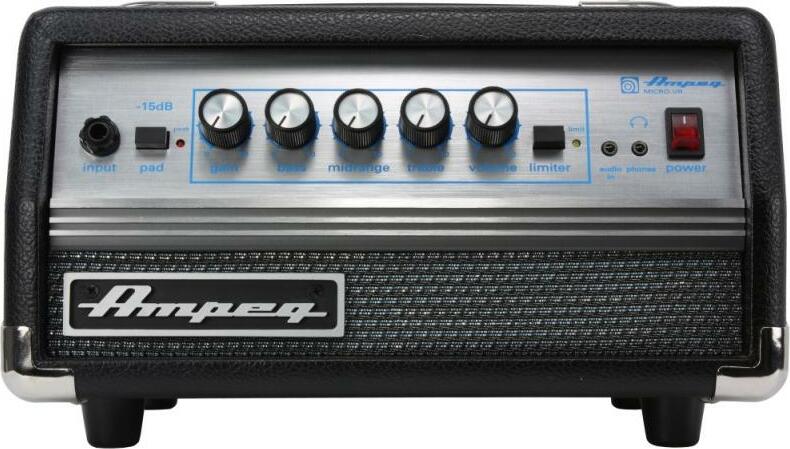 Ampeg Svt Micro-vr Head 200w Black - Classic-series - Bass amp head - Main picture