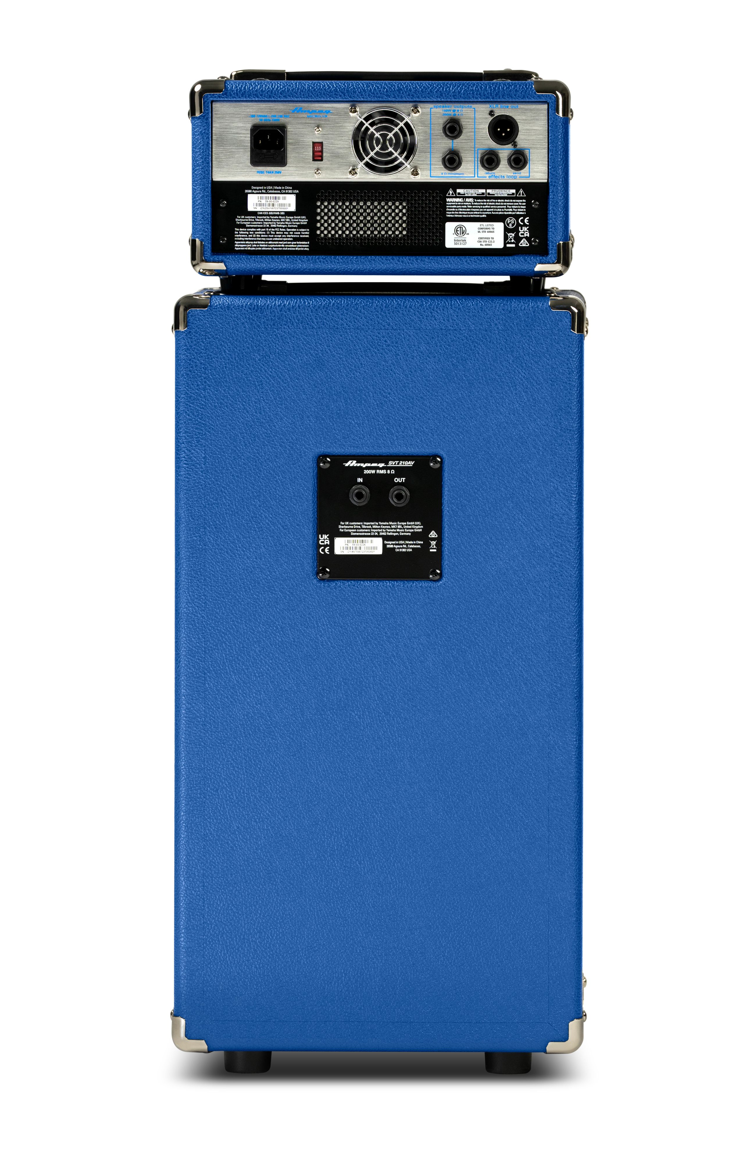 Ampeg Micro Vr Stack Blue Limited Edition 2x10 200w - Bass amp stack - Variation 2