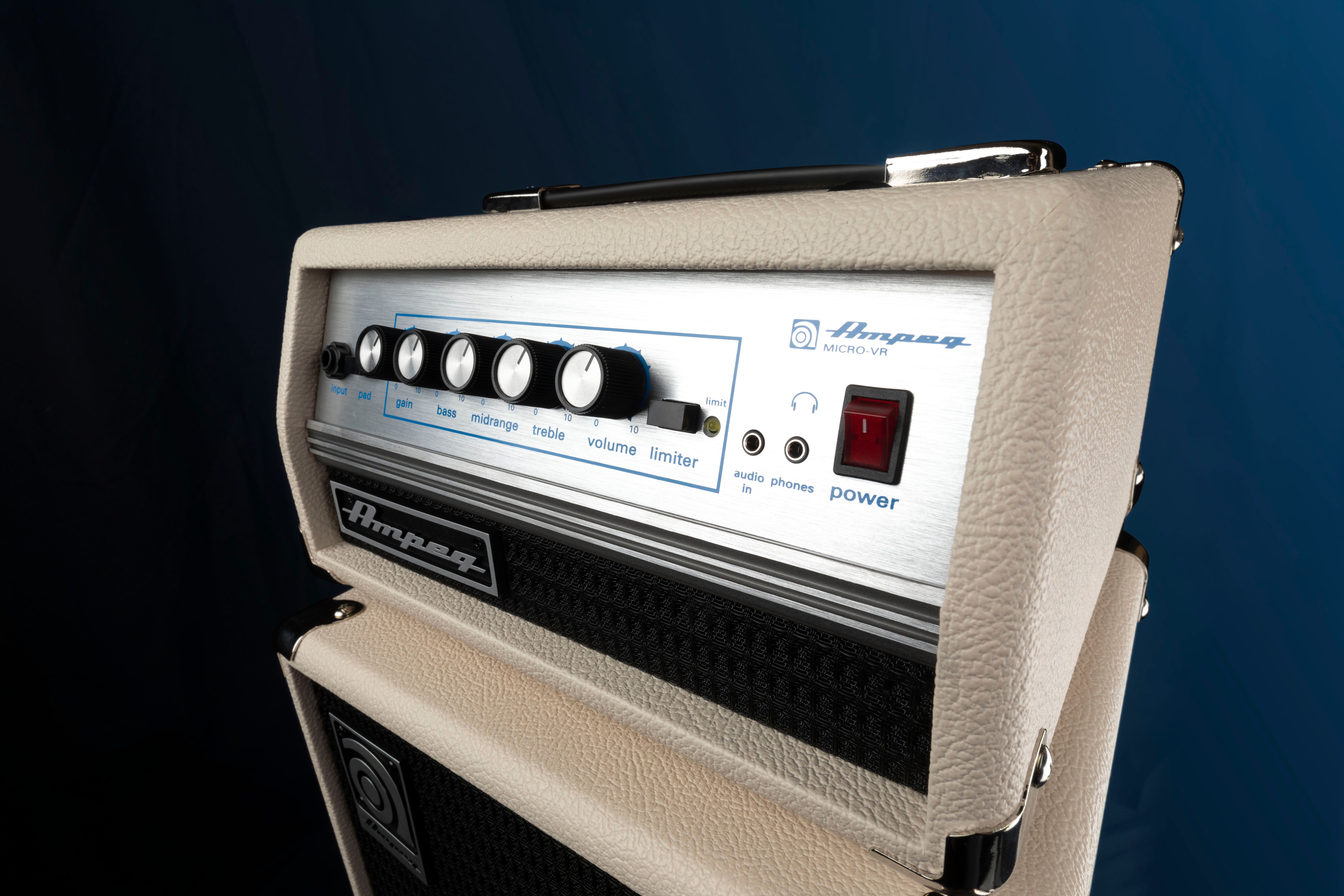 Ampeg Micro VR Stack White Edition Bass Amp Stack ampeg-micro-vr-stack-white-edition-bass-amp-stack