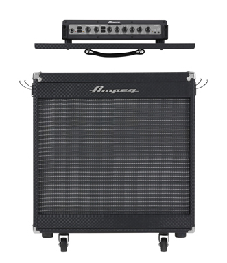 Ampeg Portaflex Cabinet Pf-210he 2x10 450w Black - Bass amp cabinet - Variation 1