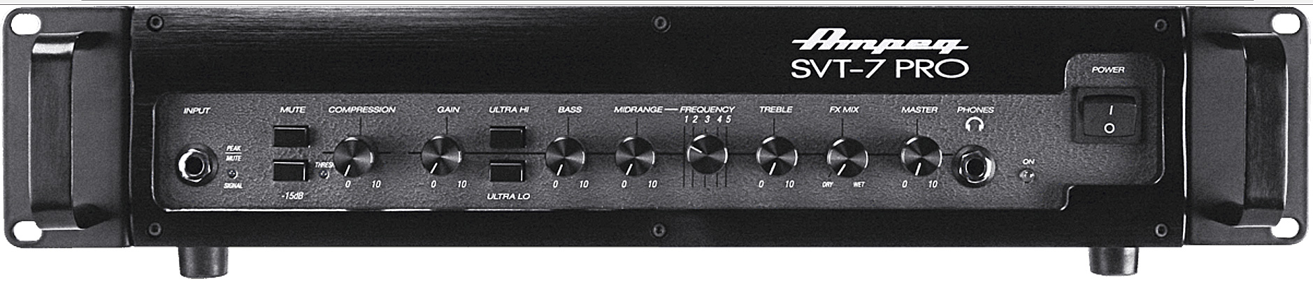 Ampeg Svt7-pro Head 1000w 4 Ohms Black - Pro Series - Bass amp head - Variation 1