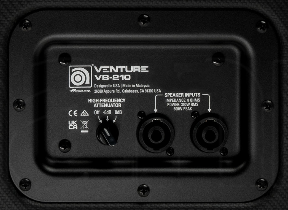 Ampeg Venture Vb210 Bass Cab 2x10 300w 8-ohms - Bass amp cabinet - Variation 2