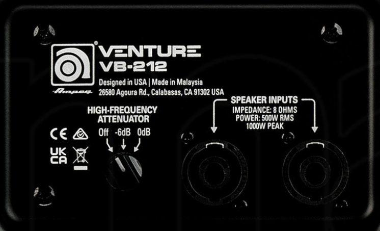 Ampeg Venture Vb410 Bass Cab 4x10 600w 8-ohms - Bass amp cabinet - Variation 2