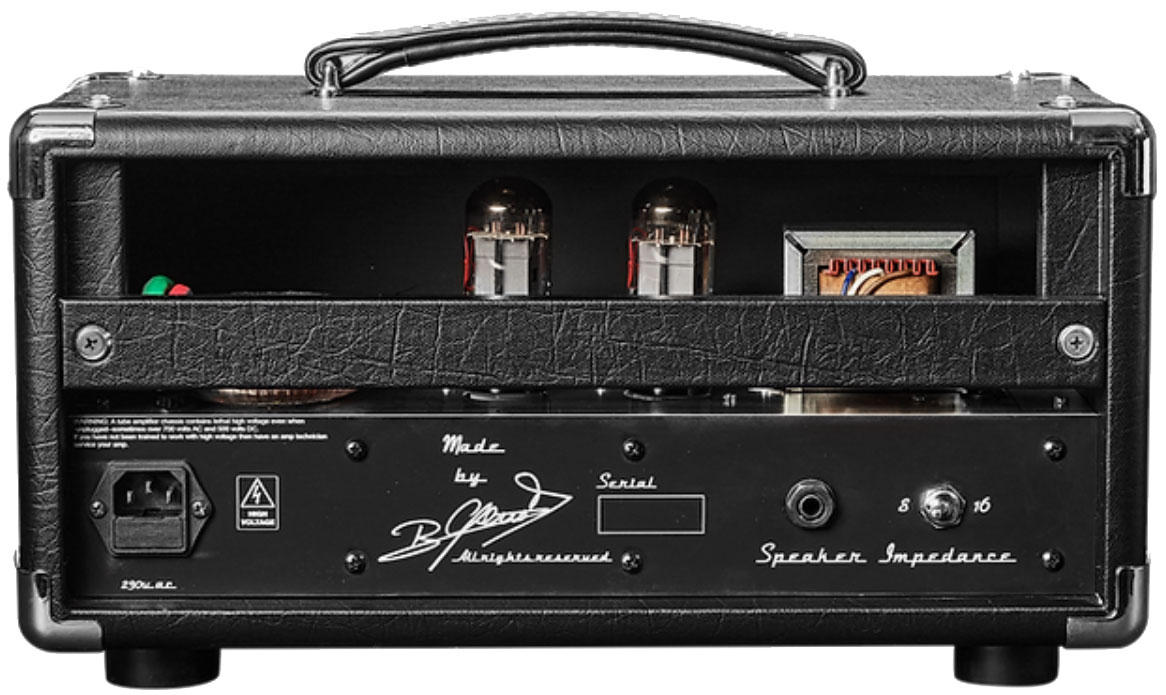 Ams Amplifiers Hurricane 20 Head 20w 6v6 Black - Electric guitar amp head - Variation 2