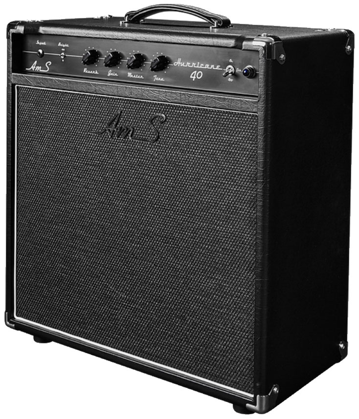 Ams Amplifiers Hurricane 40 Combo 40w 6v6 Black - Electric guitar combo amp - Variation 1