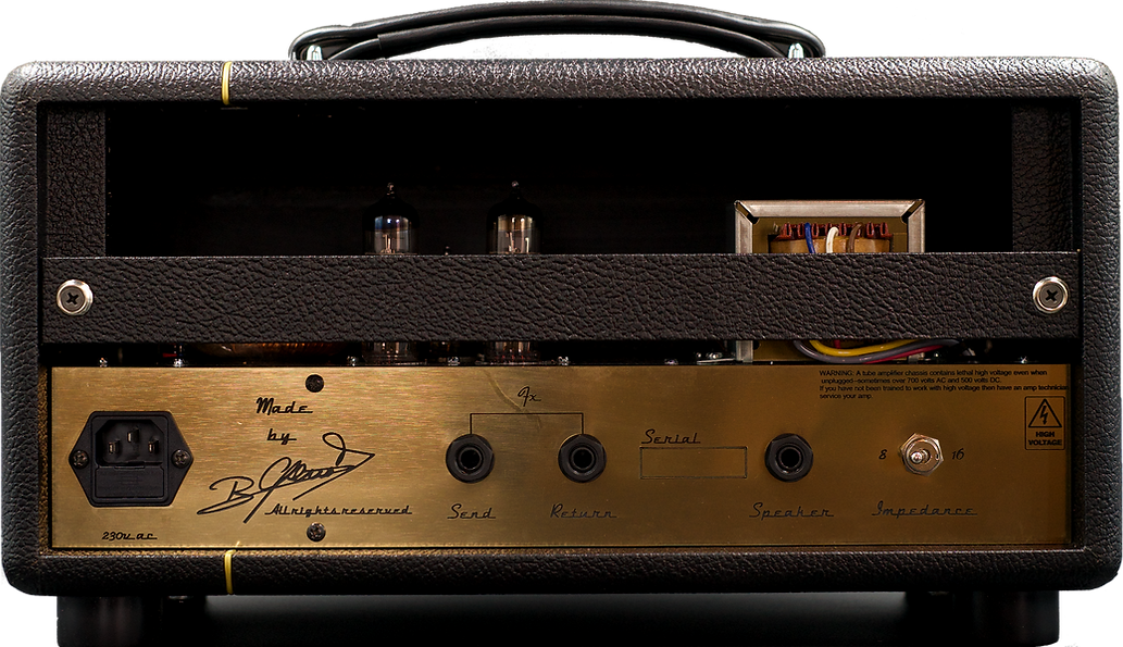 Ams Amplifiers Little Legend 20 Head 20w + Cab 1x12 V30-ob Black - Electric guitar amp stack - Variation 2