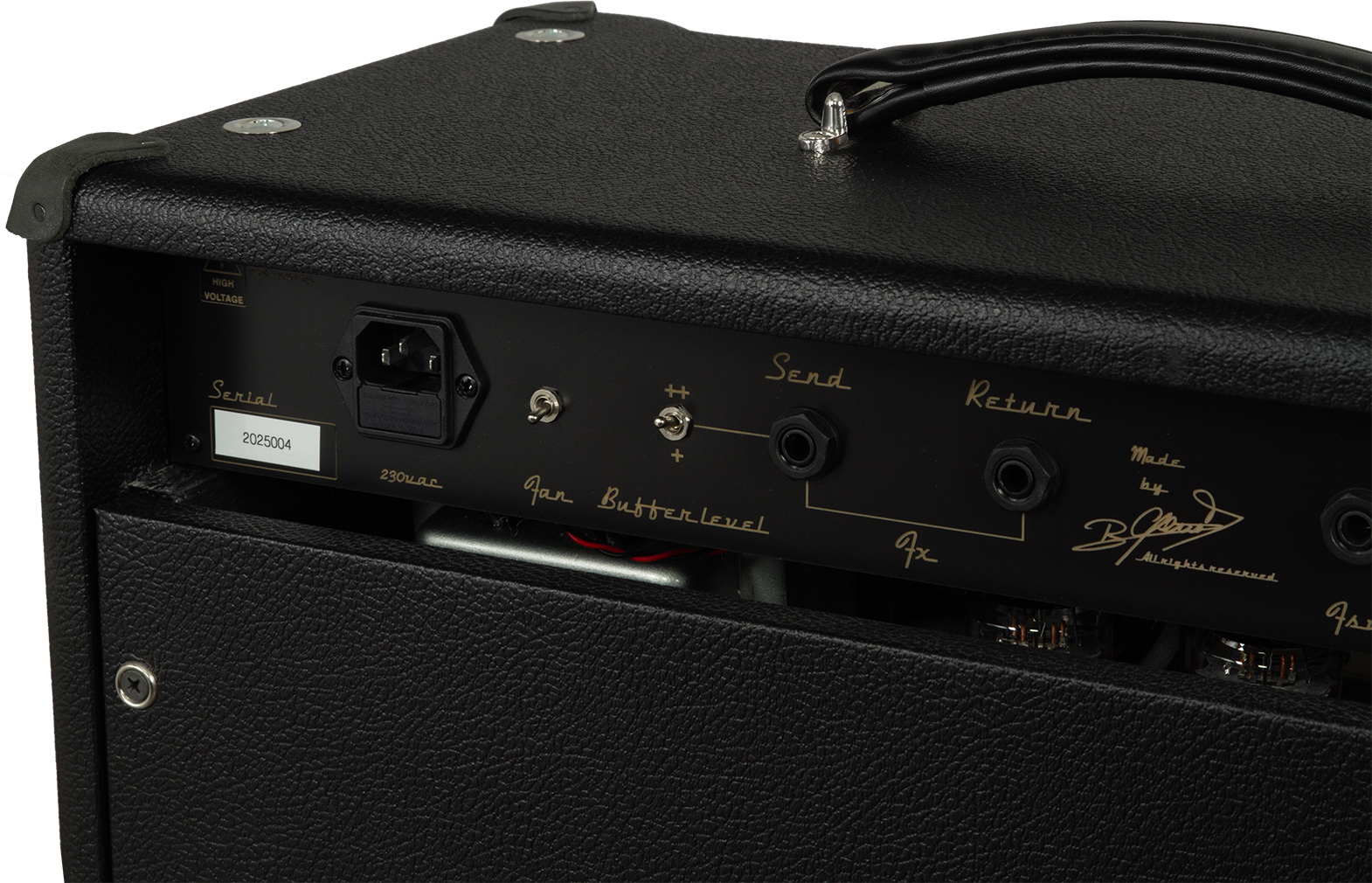 Ams Amplifiers The One 50 Spring Reverb 1x12 Combo 50w 6l6 Black - Electric guitar combo amp - Variation 5