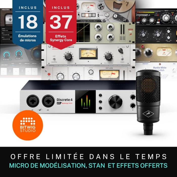 Thunderbolt audio interface Antelope audio Discrete 4 Pro Synergy Core + Edge Solo