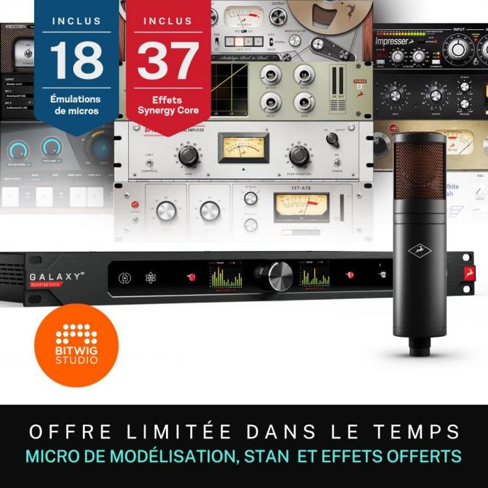 Thunderbolt audio interface Antelope audio Galaxy 32 Synergy Core + Edge Duo