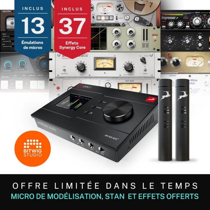 Usb audio interface Antelope audio Zen Q USB-C + 2x Edge Note