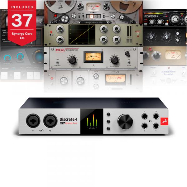 Thunderbolt audio interface Antelope audio Discrete 4 Pro Synergy Core