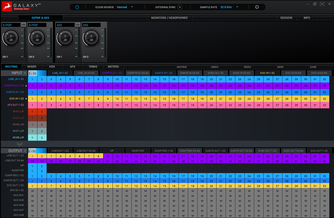 Antelope Audio Galaxy 64 Synergy Core - Others formats (madi, dante, pci...) - Variation 13