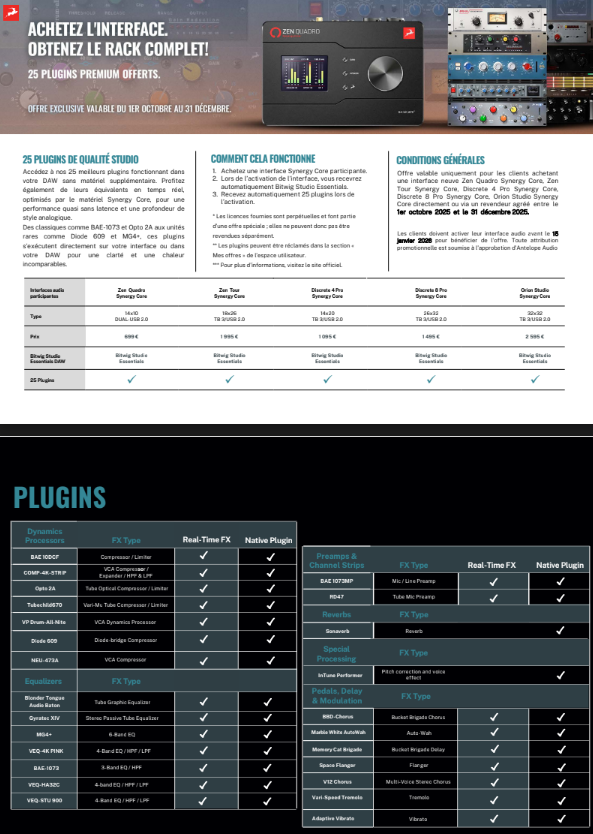 Antelope Audio Orion Studio Synergy Core - Thunderbolt audio interface - Variation 22