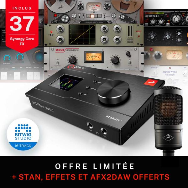 Home studio set Antelope audio Zen Go Synergy Core Limited Edition