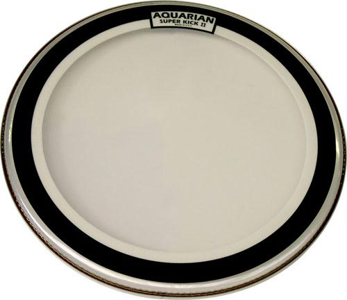 Aquarian 22 Super Kick Ii Clear Drumhead - 22 Pouces - Bass drum drumhead - Main picture