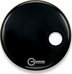 Bass drum drumhead Aquarian 18 Regulator Black Bass Drum Head - 18 inches