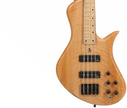 Solid body electric bass Aquilina Shelby 4 Custom (#01854) - Natural