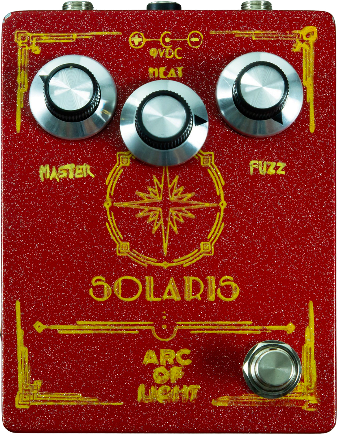Arc Of Light Solaris Germanium Fuzz Boost Red - Overdrive, distortion & fuzz effect pedal - Main picture