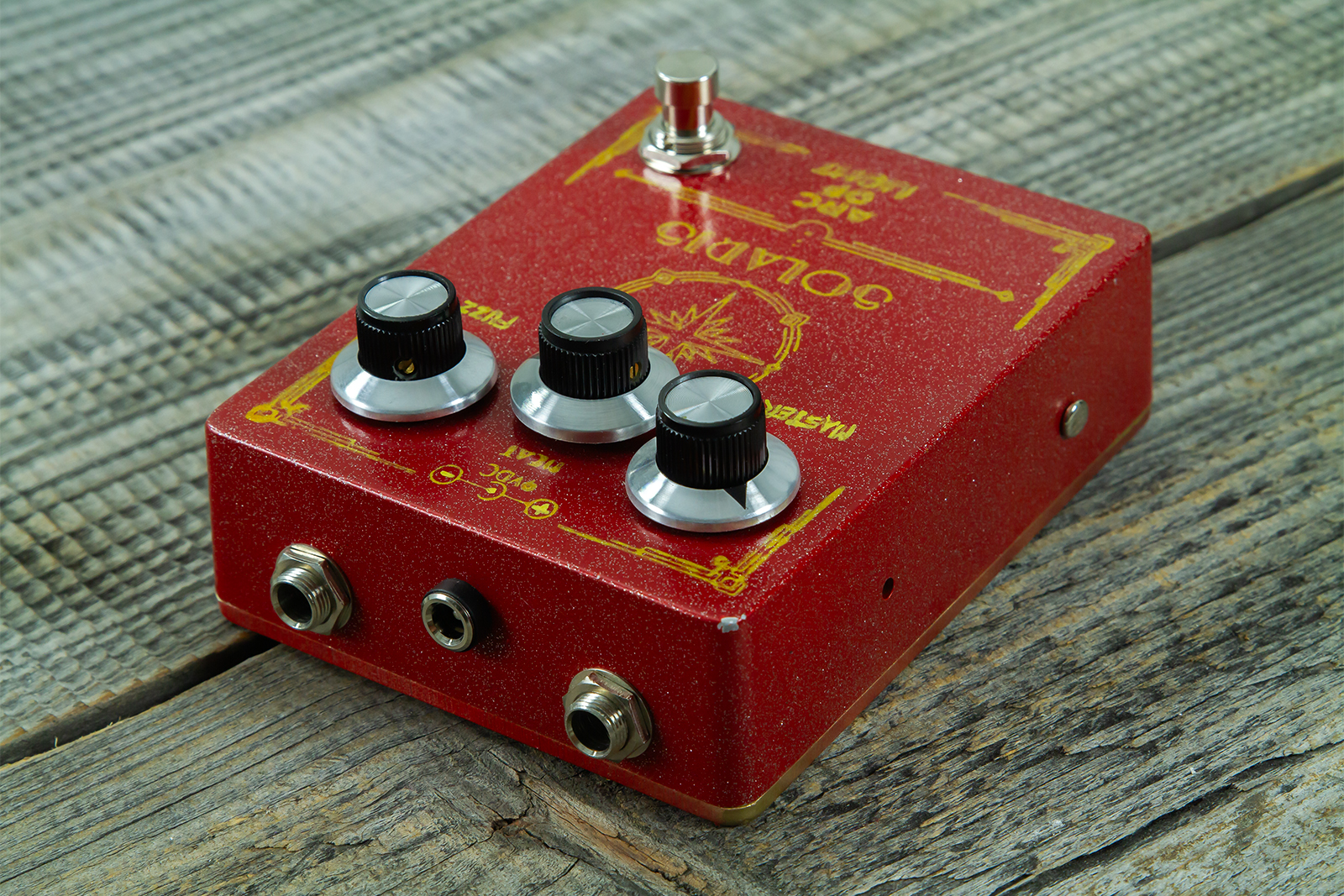 Arc Of Light Solaris Germanium Fuzz Boost Red - Overdrive, distortion & fuzz effect pedal - Variation 3