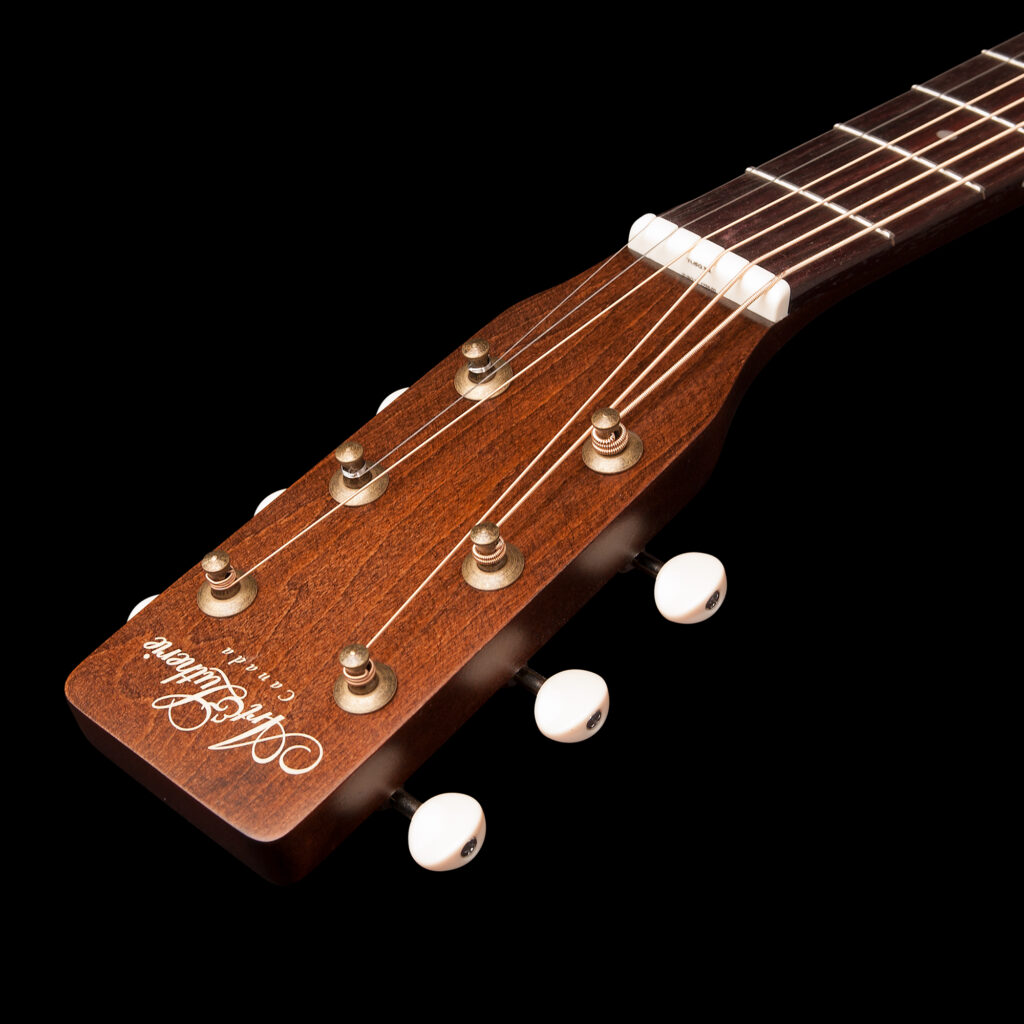 Art Et Lutherie Americana Cw Presys Ii Dreadnought Cedre Merisier Rw - Bourbon Burst - Electro acoustic guitar - Variation 5