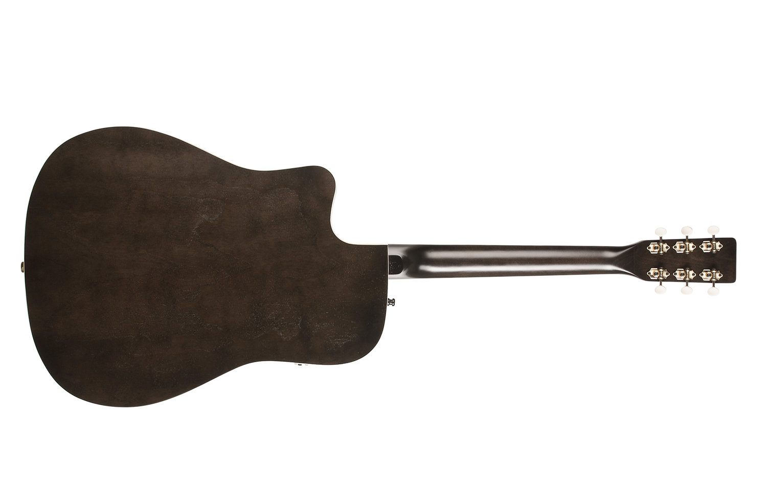 Art Et Lutherie Americana Cw Qit Dreadnought Epicea Merisier Rw - Faded Black - Electro acoustic guitar - Variation 1