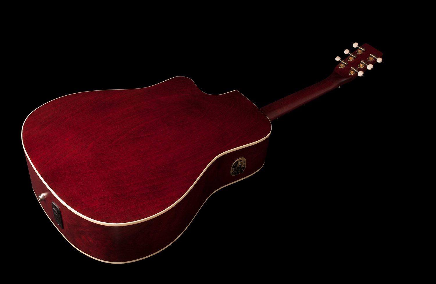 Art Et Lutherie Americana Dreadnought Cw Qit - Tennessee Red - Acoustic guitar & electro - Variation 2