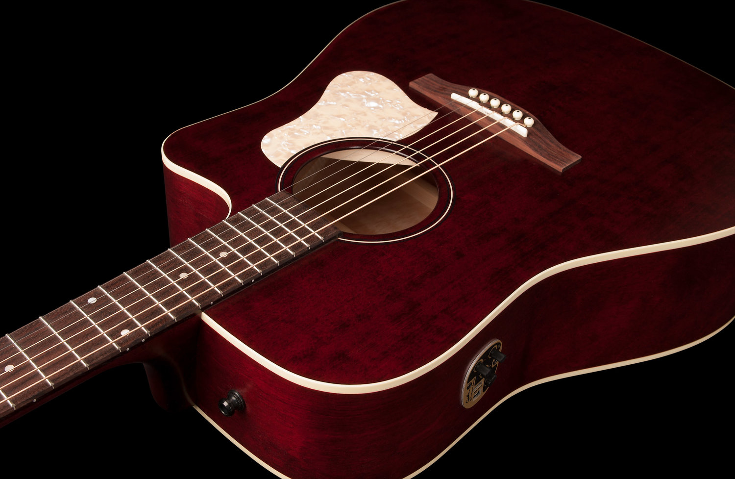 Art Et Lutherie Americana Dreadnought Cw Qit - Tennessee Red - Acoustic guitar & electro - Variation 3