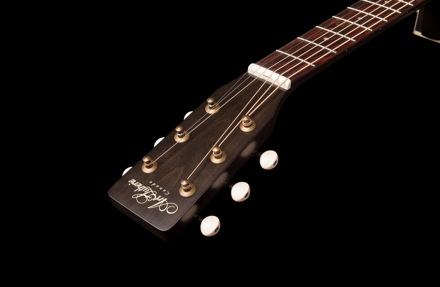 Art Et Lutherie Americana Cw Qit Dreadnought Epicea Merisier Rw - Faded Black - Electro acoustic guitar - Variation 5