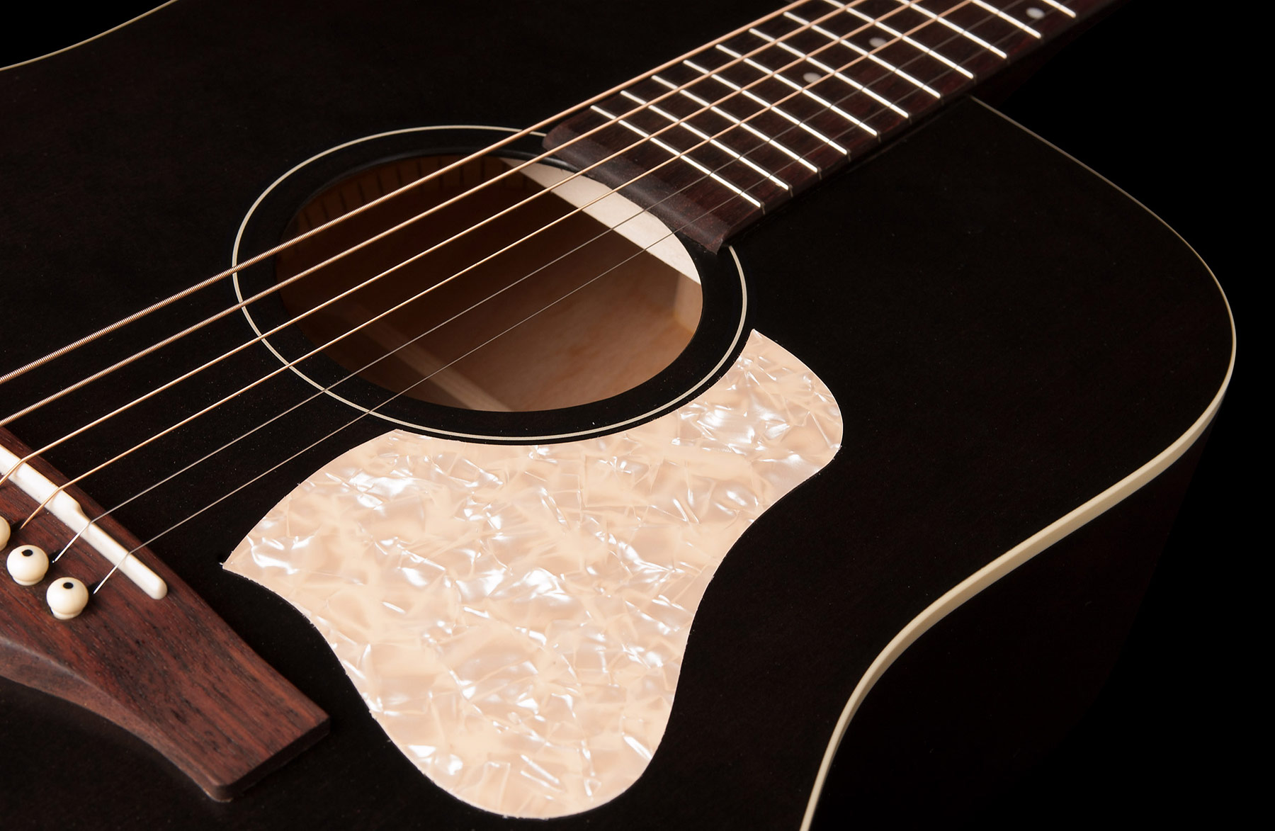 Art Et Lutherie Americana Dreadnought Qit - Faded Black - Electro acoustic guitar - Variation 2