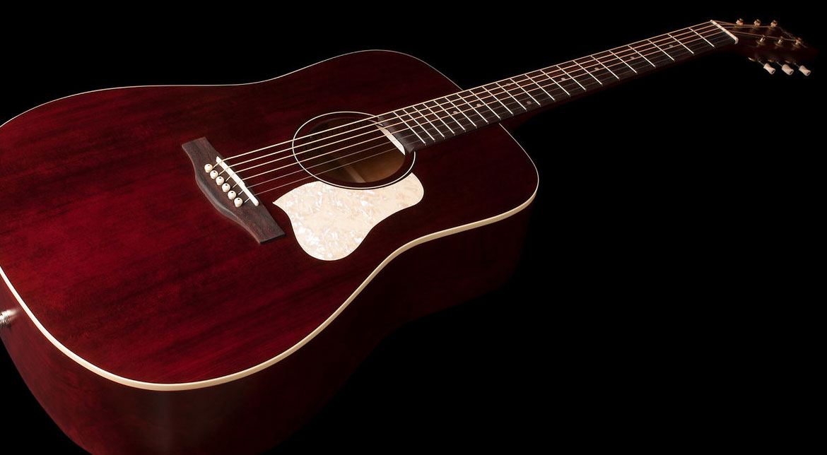 Art Et Lutherie Americana Dreadnought - Tennessee Red - Acoustic guitar & electro - Variation 2