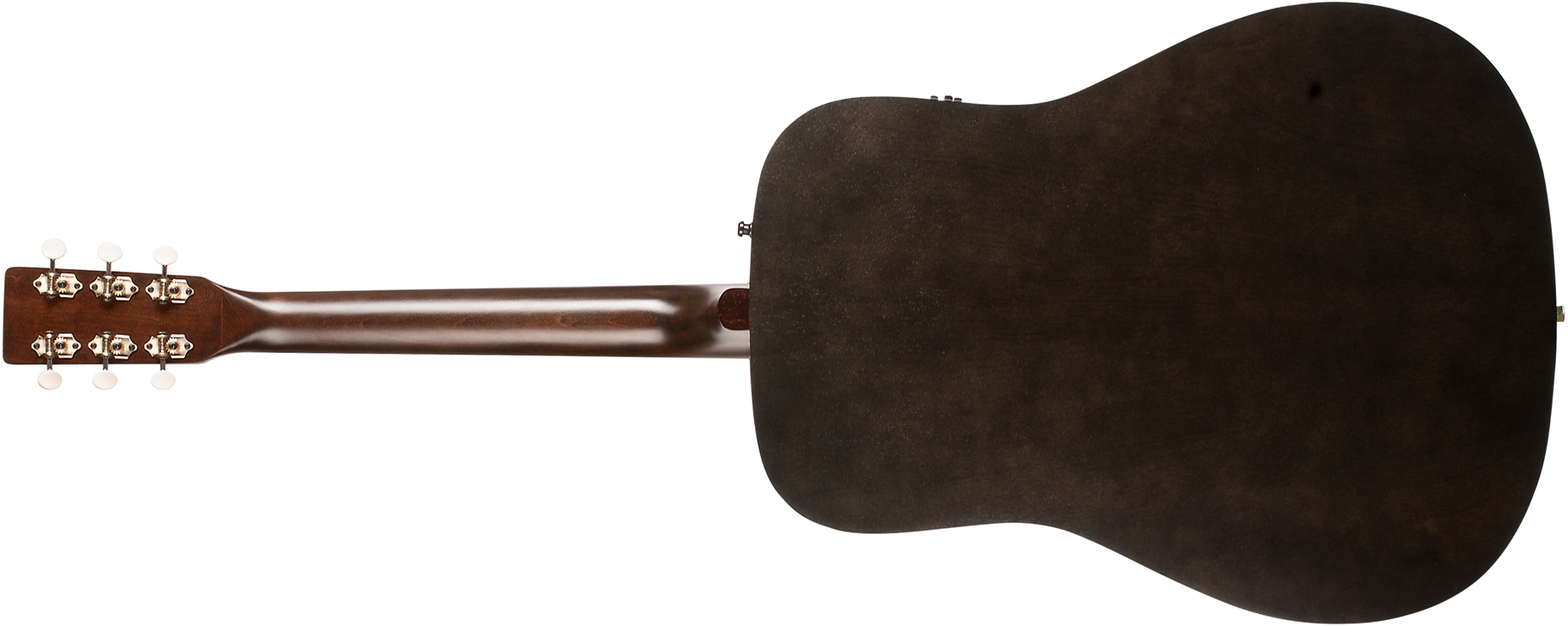 Art Et Lutherie Americana Presys Ii Dreadnought Cedre Merisier Rw - Faded Black - Electro acoustic guitar - Variation 1