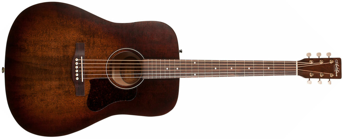 Art Et Lutherie Americana Dreadnought - Bourbon Burst - Acoustic guitar & electro - Main picture