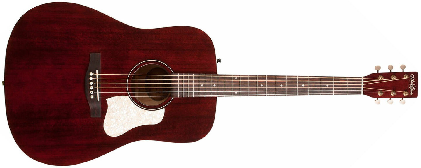 Art Et Lutherie Americana Dreadnought - Tennessee Red - Acoustic guitar & electro - Main picture