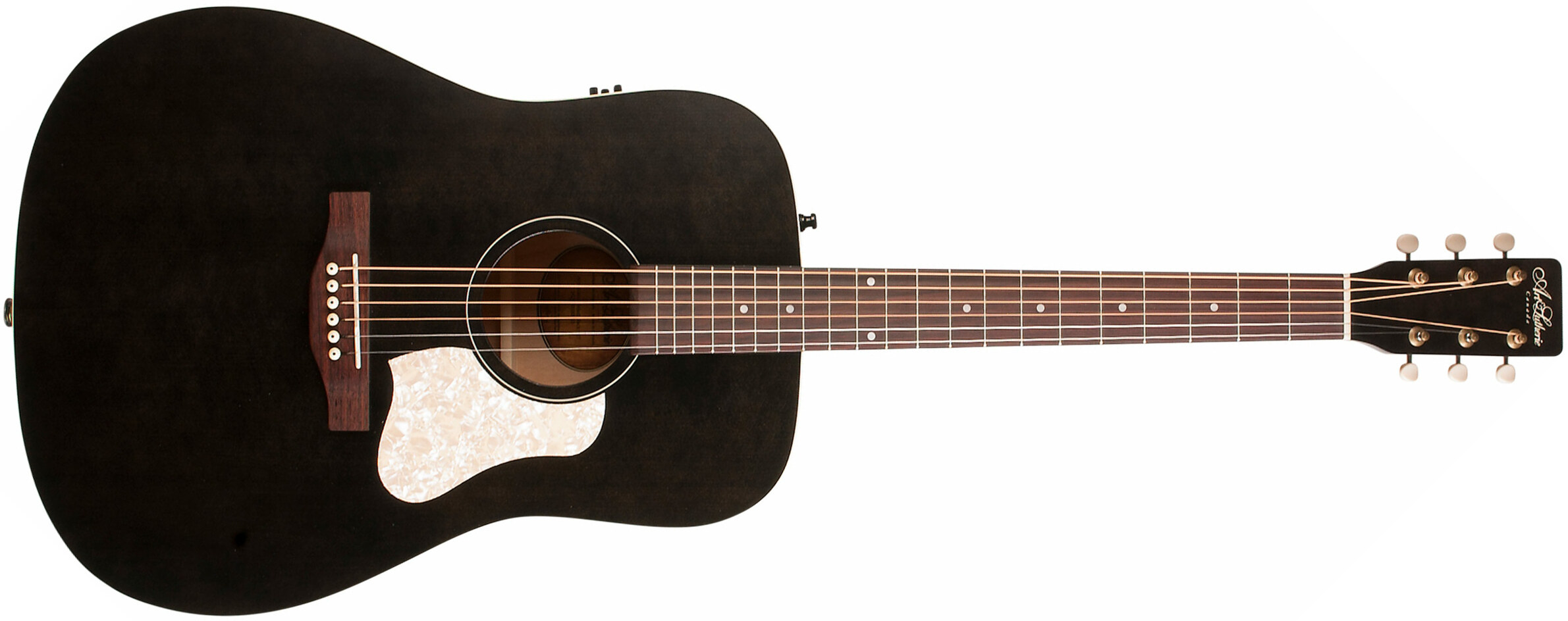 Art Et Lutherie Americana Dreadnought Qit - Faded Black - Electro acoustic guitar - Main picture
