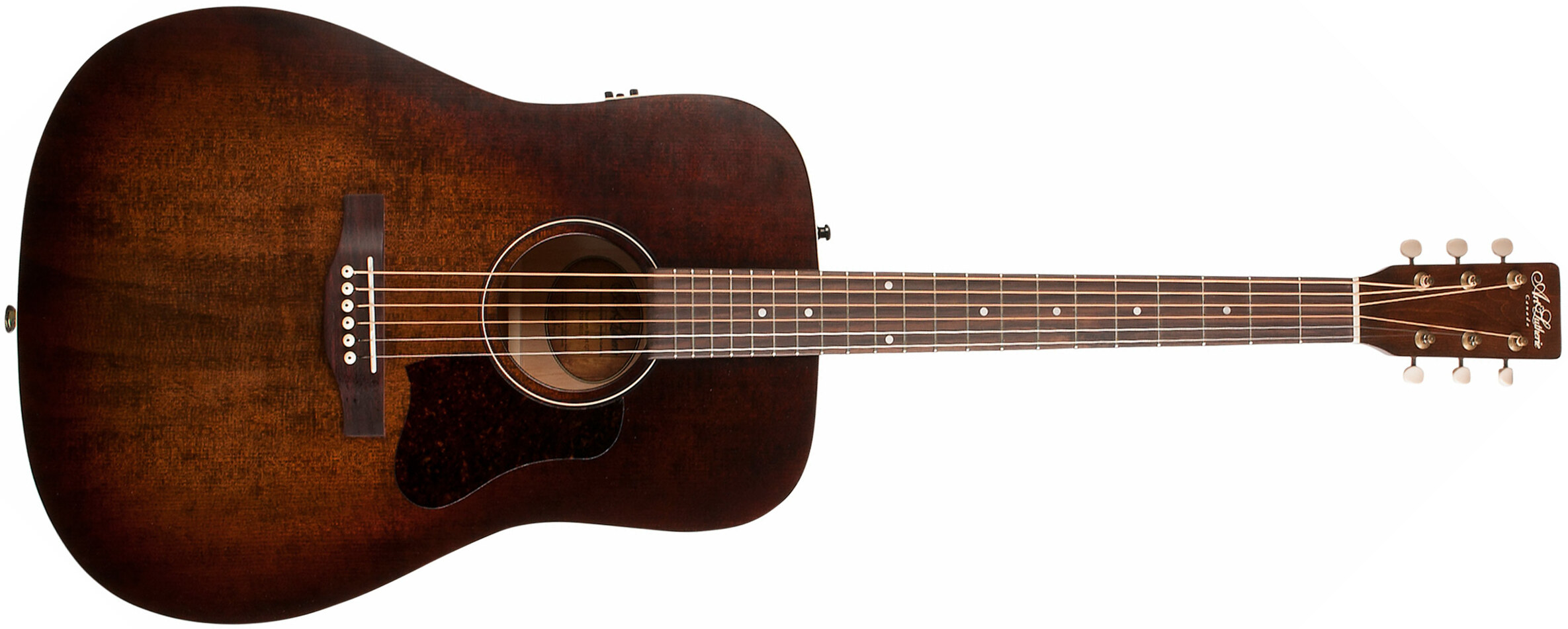 Art Et Lutherie Americana Dreadnought Qit - Bourbon Burst - Electro acoustic guitar - Main picture