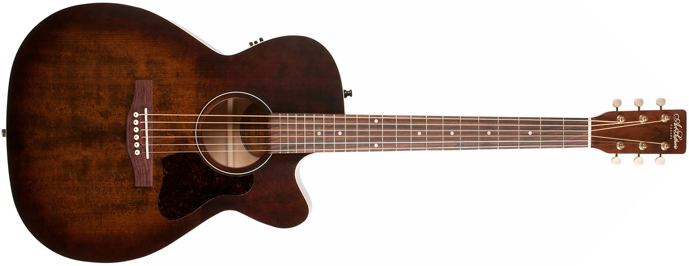 Art Et Lutherie Legacy Concert Hall Cw Qit - Bourbon Burst - Electro acoustic guitar - Main picture