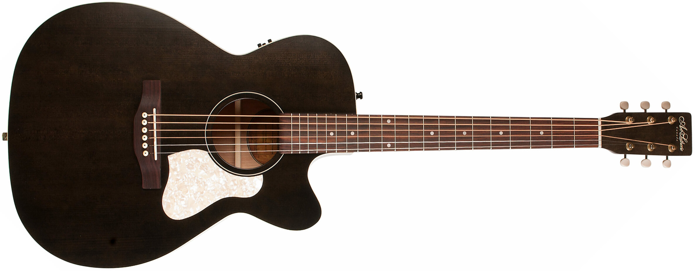Art Et Lutherie Legacy Concert Hall Cw Qit - Faded Black - Electro acoustic guitar - Main picture