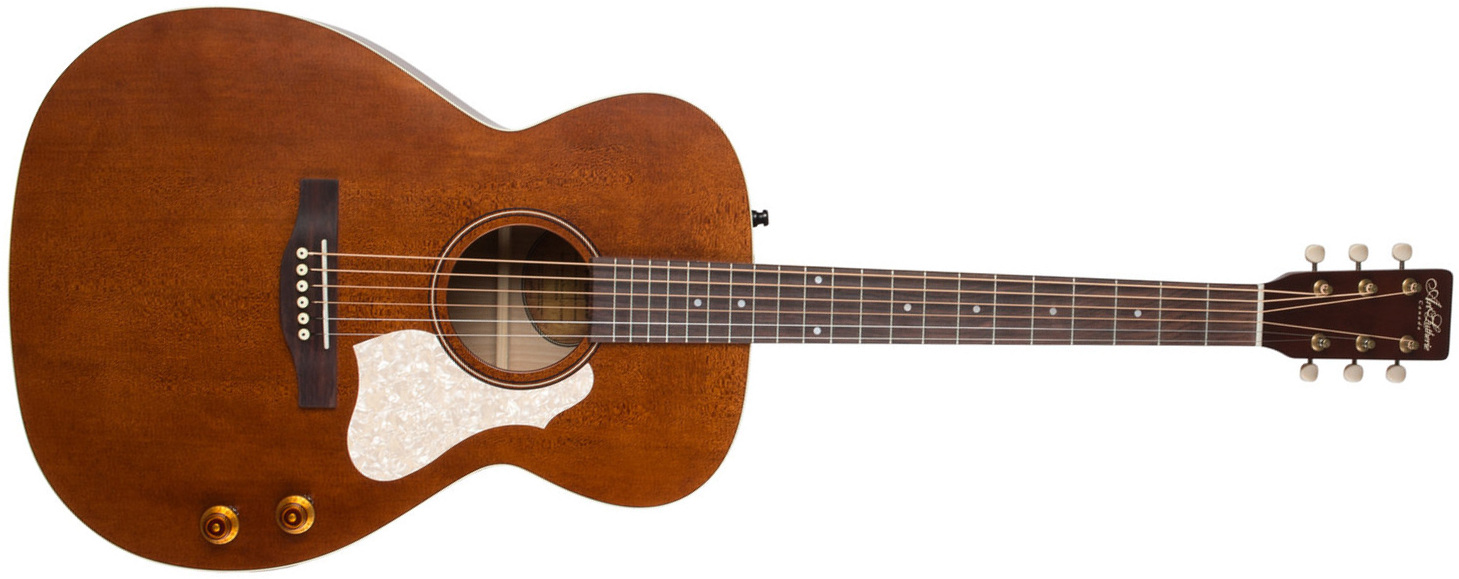 Art Et Lutherie Legacy Concert Hall Q-discrete Epicea Merisier Rw - Havana Brown Sg - Electro acoustic guitar - Main picture