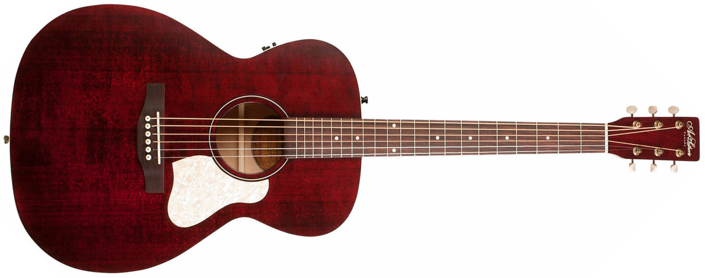 Art Et Lutherie Legacy Concert Hall Qit - Tennessee Red - Acoustic guitar & electro - Main picture