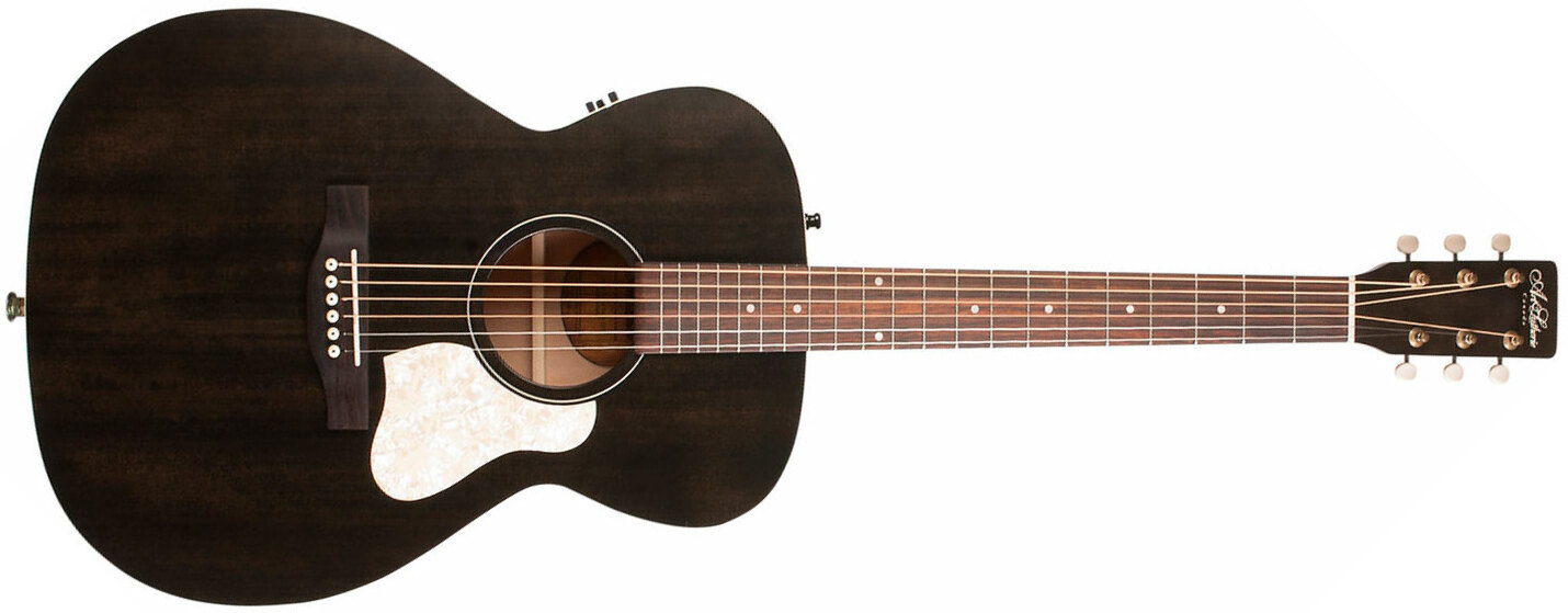 Art Et Lutherie Legacy Concert Hall Qit - Faded Black - Electro acoustic guitar - Main picture