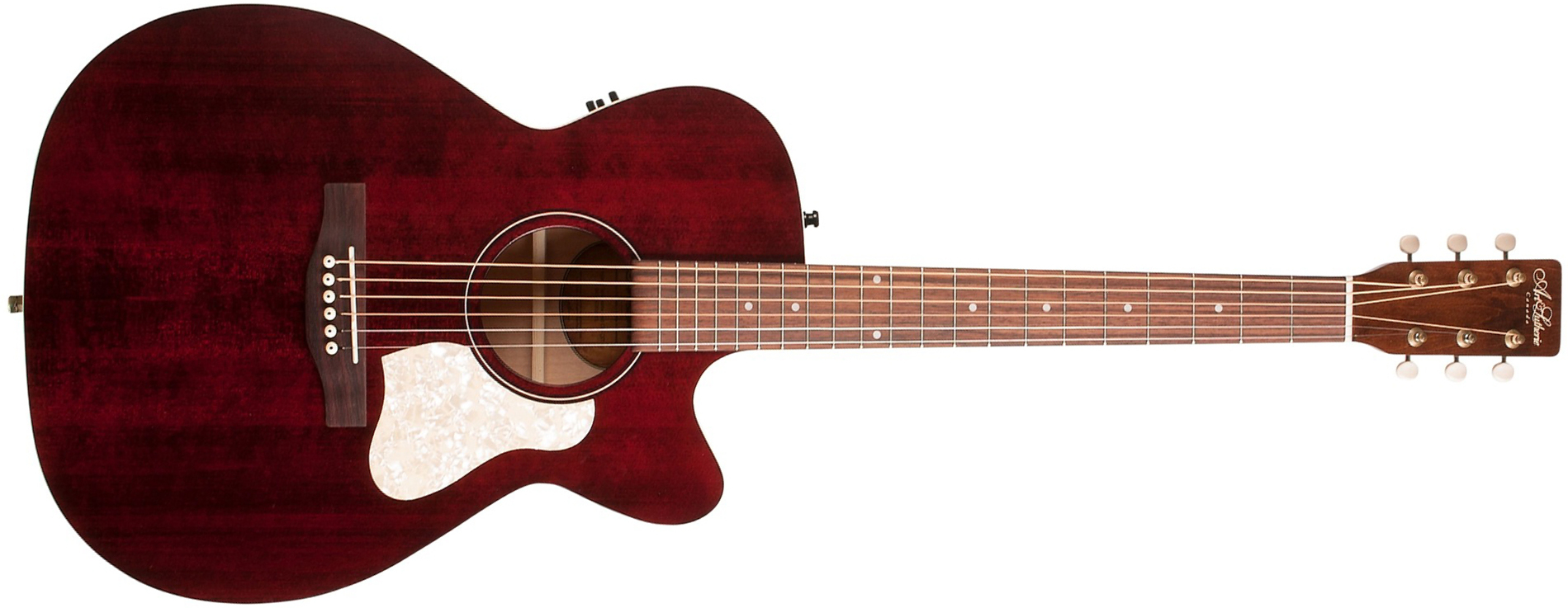 Art Et Lutherie Legacy Cw Presys Ii Concert Hall Cedre Merisier Rw - Tennessee Red - Electro acoustic guitar - Main picture