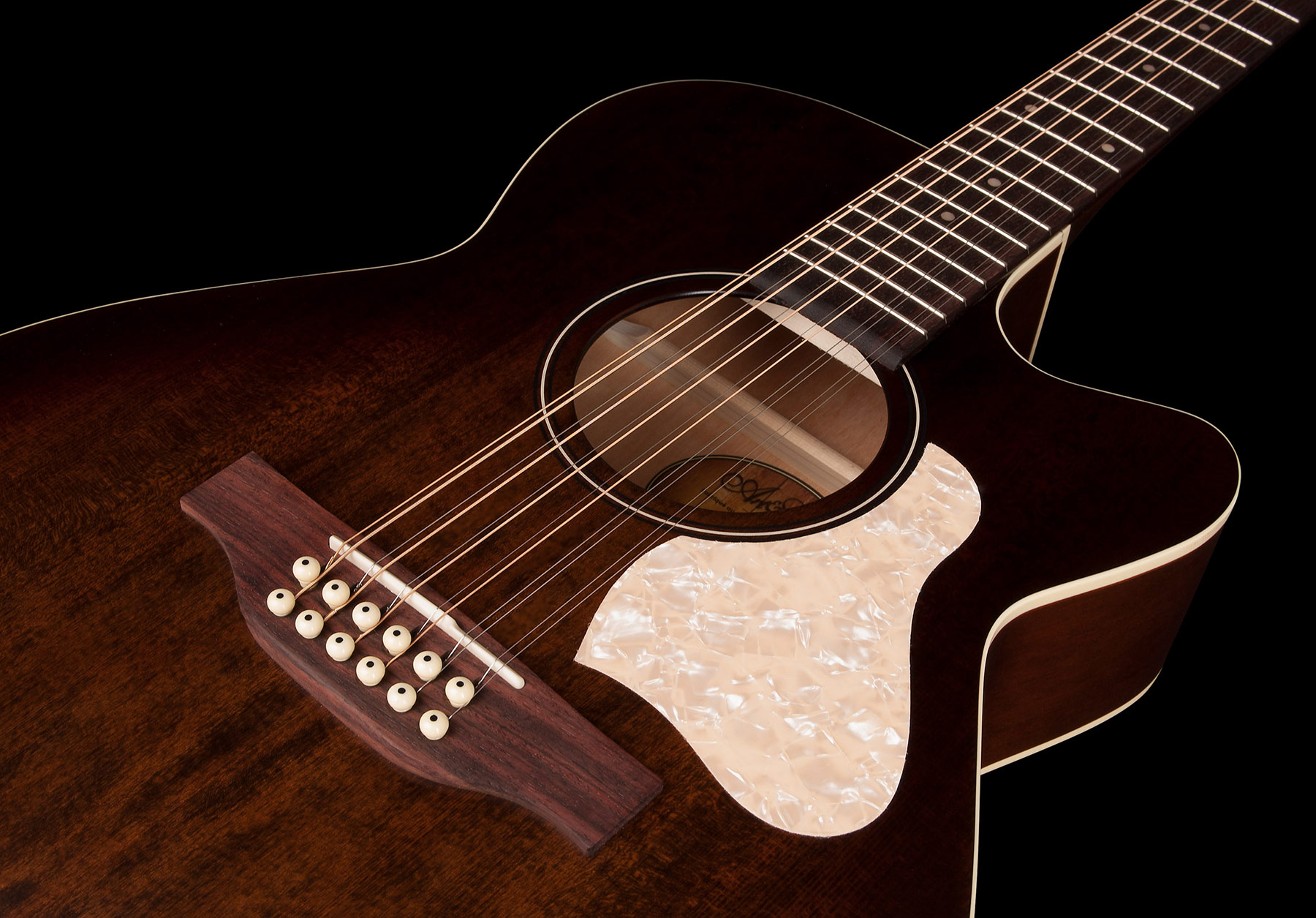 Art et lutherie Legacy 12 Concert Hall CW QIT bourbon burst Electro acoustic guitar