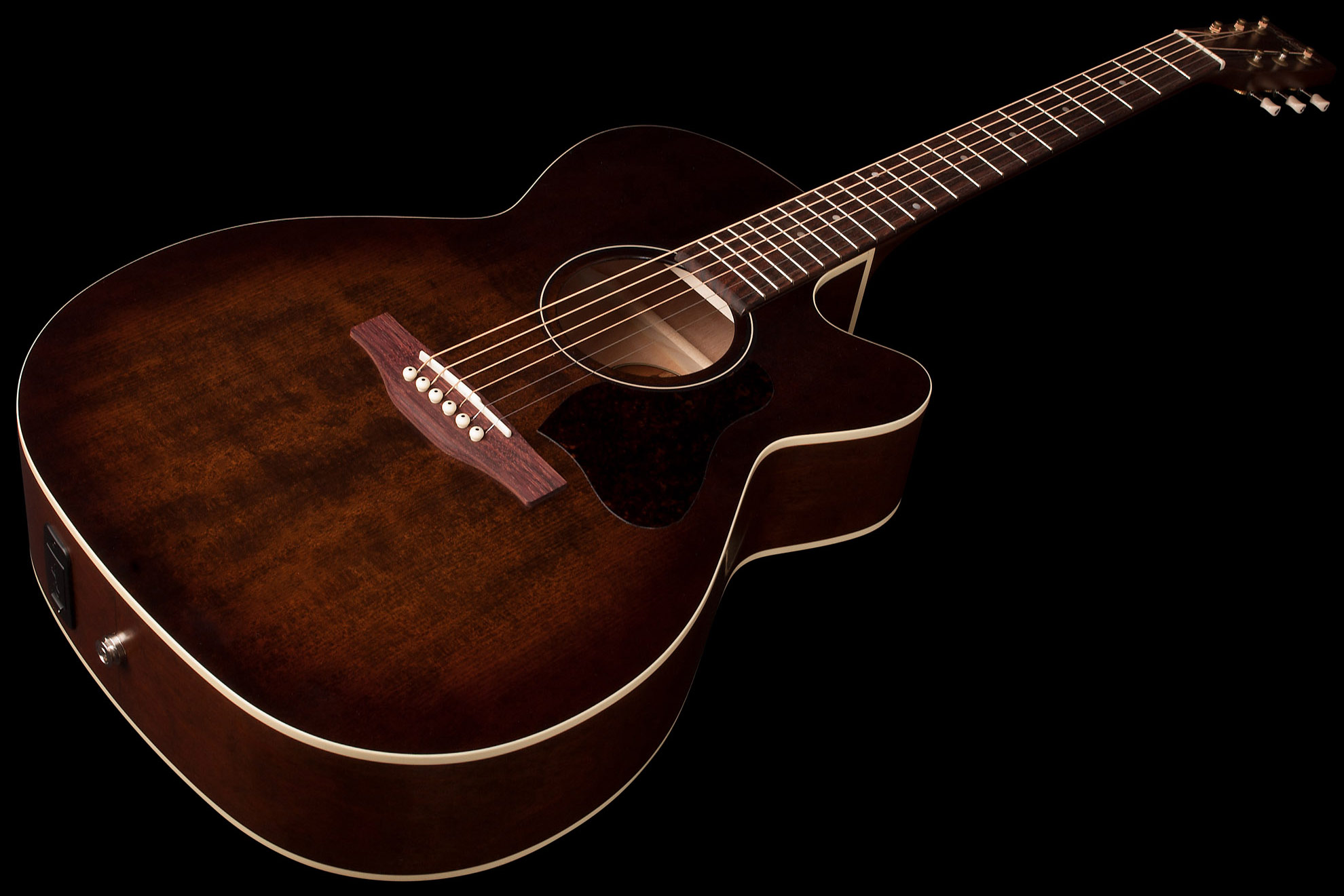 Art Et Lutherie Legacy Concert Hall Cw Qit - Bourbon Burst - Electro acoustic guitar - Variation 2