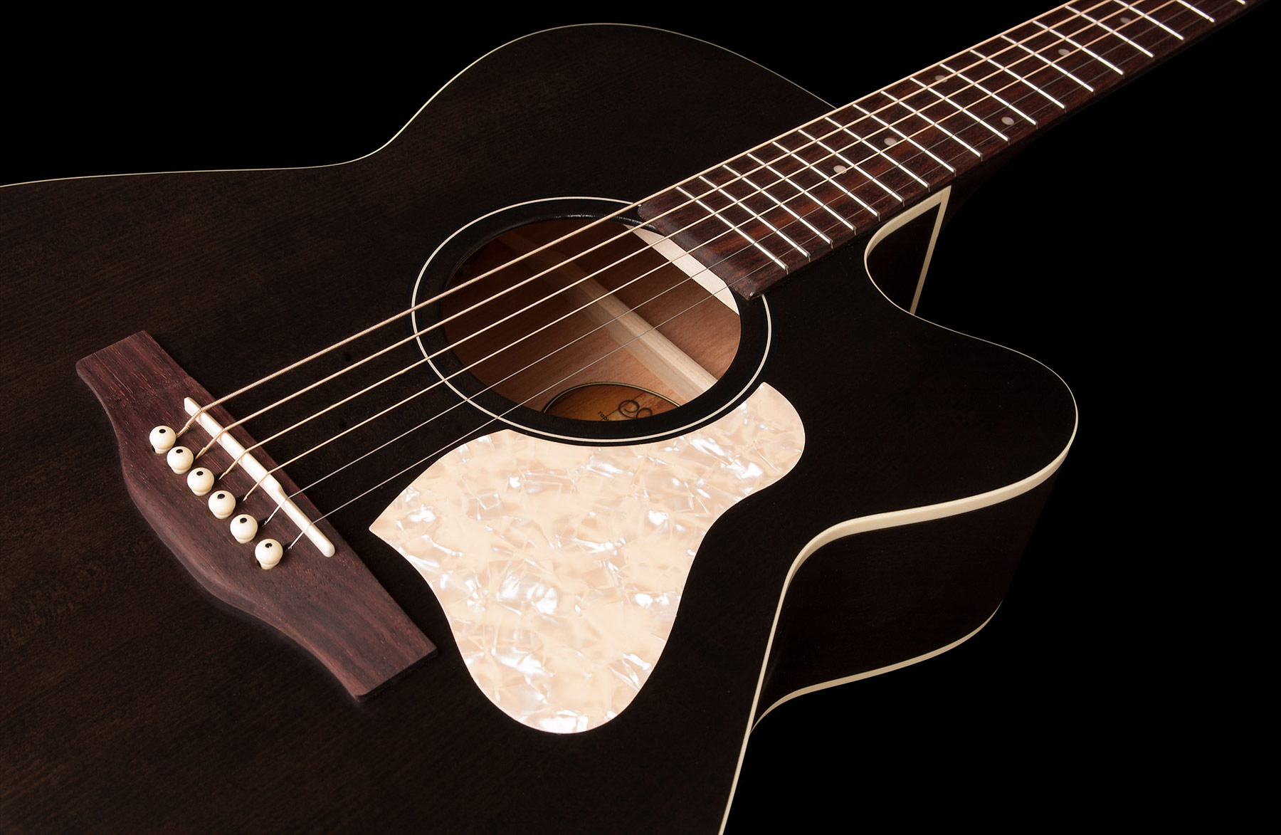 Art Et Lutherie Legacy Concert Hall Cw Qit - Faded Black - Electro acoustic guitar - Variation 2