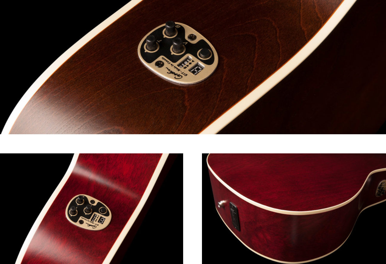 Art Et Lutherie Legacy Concert Hall Cw Qit - Bourbon Burst - Electro acoustic guitar - Variation 5