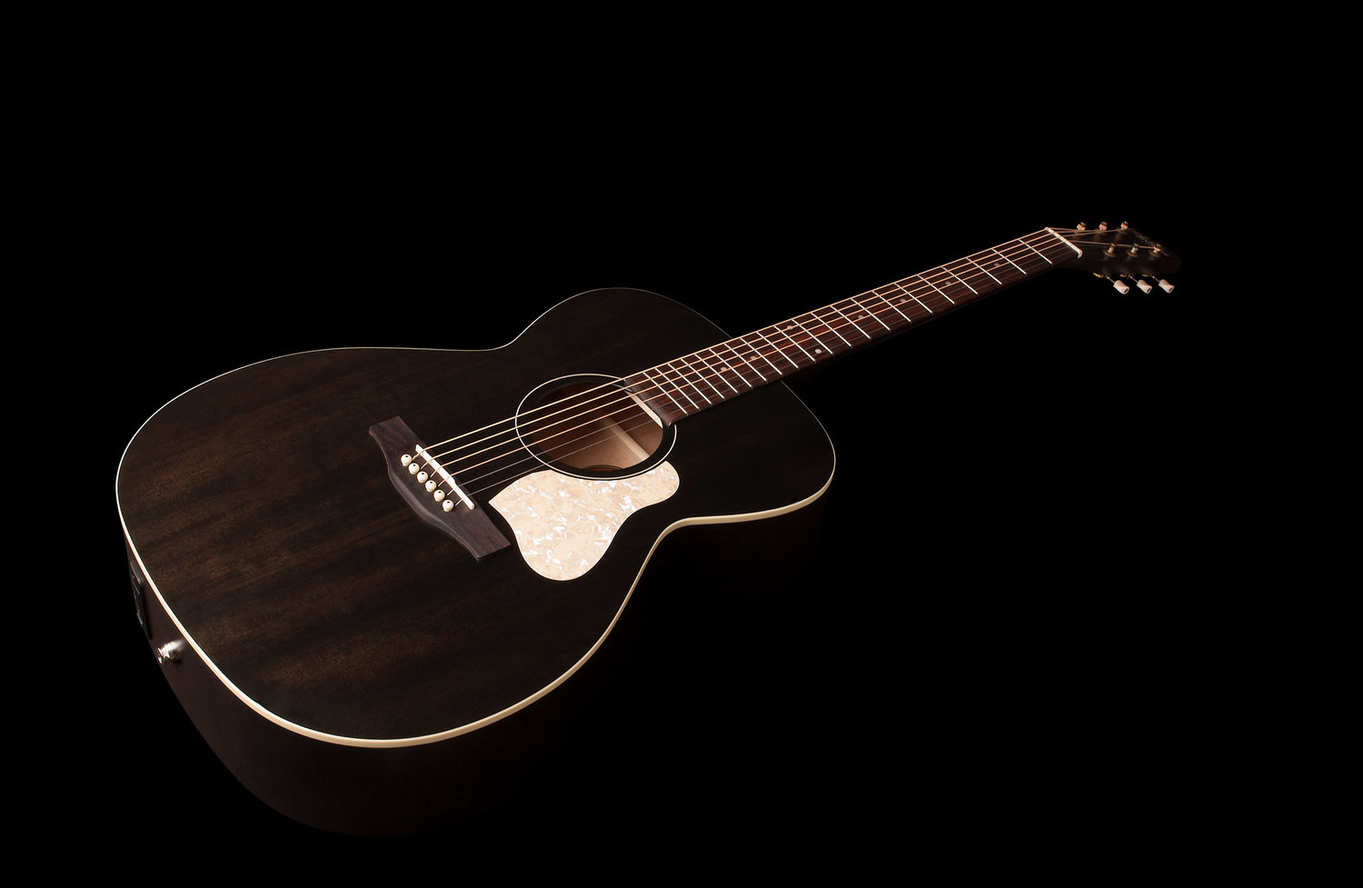 Art Et Lutherie Legacy Concert Hall Epicea Merisier - Faded Black - Acoustic guitar & electro - Variation 2